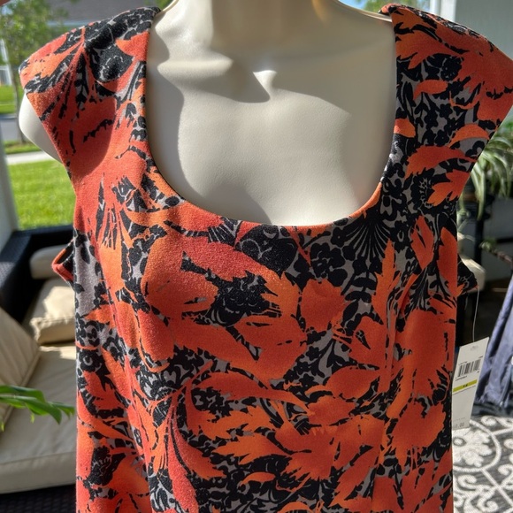 London Times - Multi Colored Midi Dress NWT SZ 14 - Picture 4 of 11